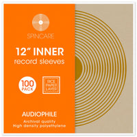 12" AUDIOPHILE Archival Inner Sleeves (100 pack)