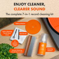 7-in-1 Vinyl Record Cleaning Kit