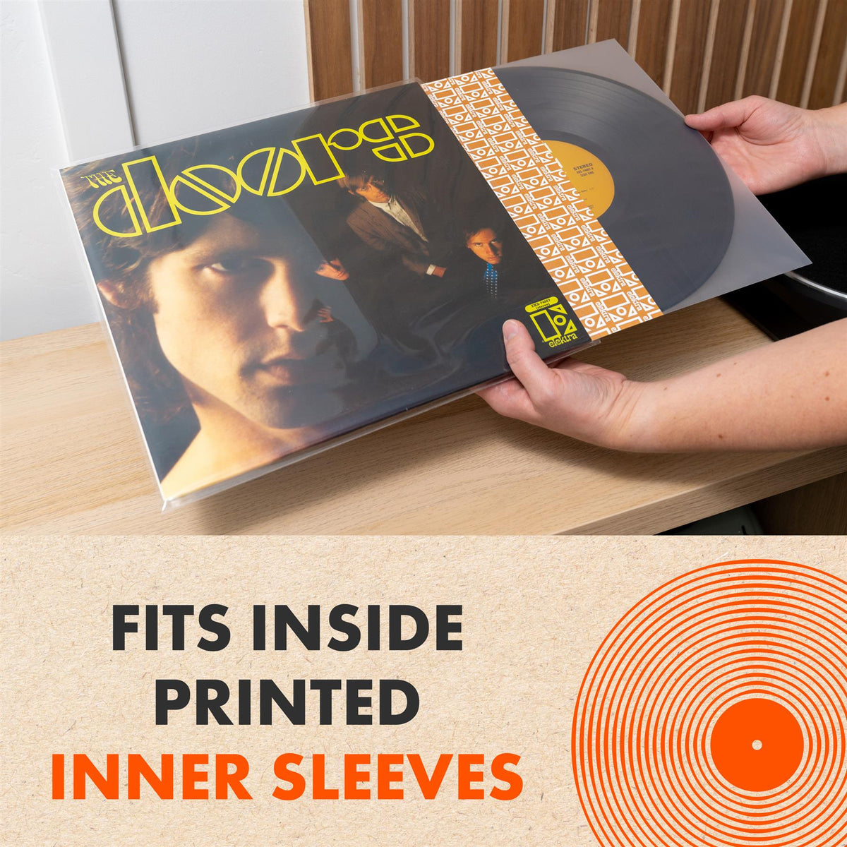 12" QUADRAPHONIC Square Inner Sleeves (100 Pack)