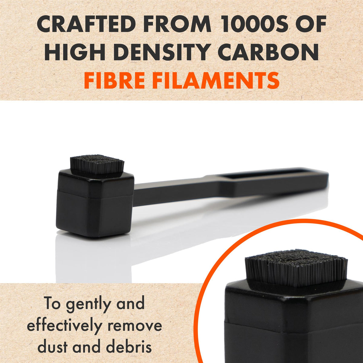 Carbon Fibre Stylus Cleaning Brush