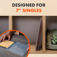 7" DENSITY Polythene Outer Sleeves (50 Pack)