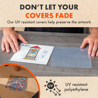 10" DENSITY Polythene Outer Sleeves (25 Pack)