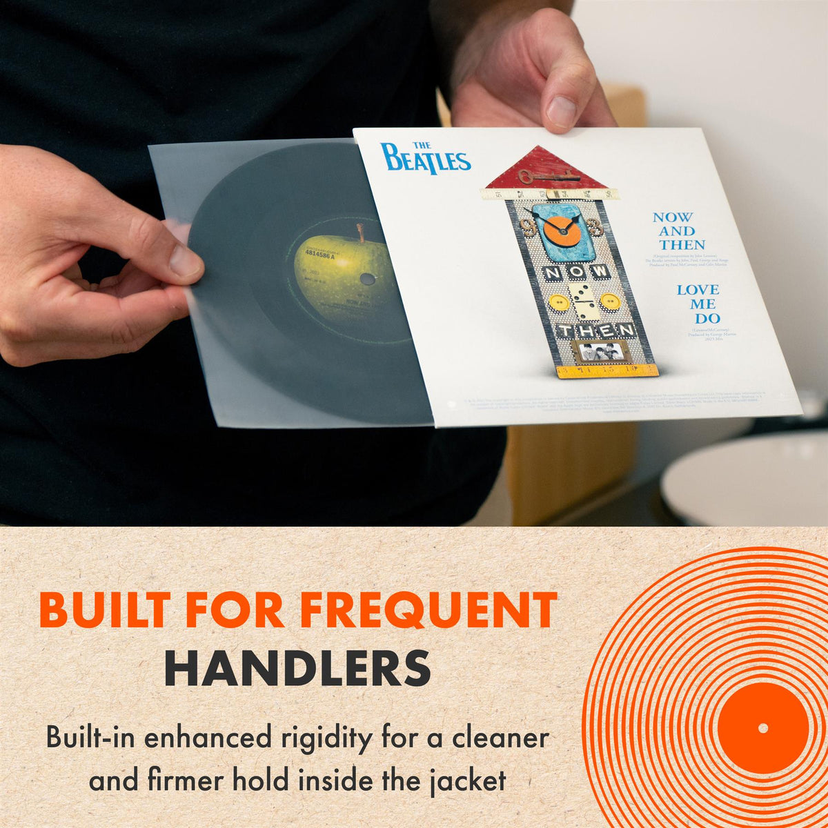 7" QUADRAPHONIC Square Inner Sleeves (50 Pack)