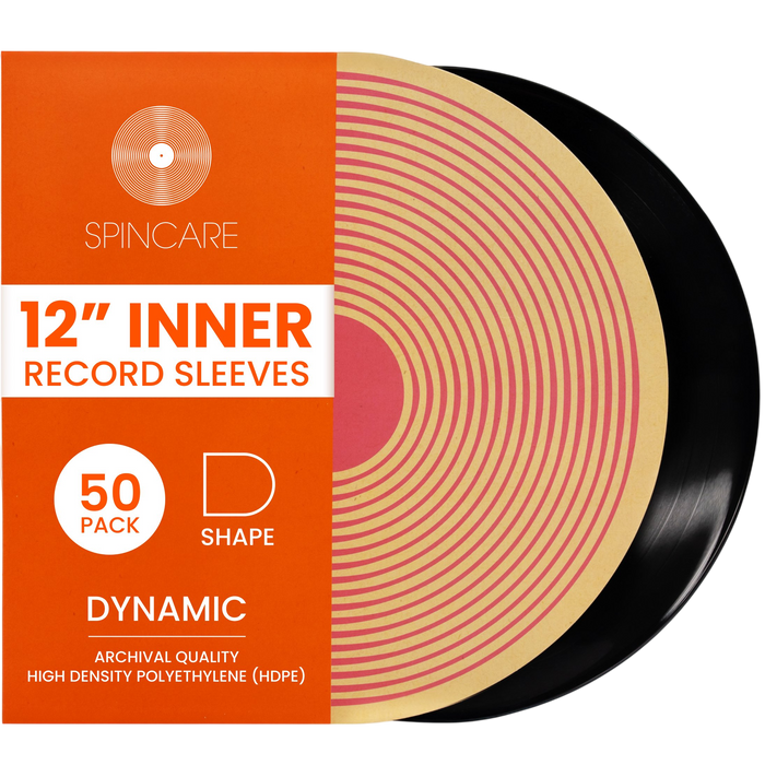 12" DYNAMIC Rounded Inner Sleeves (50 Pack)