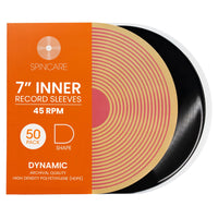 7" DYNAMIC Rounded Inner Sleeves (50 Pack)
