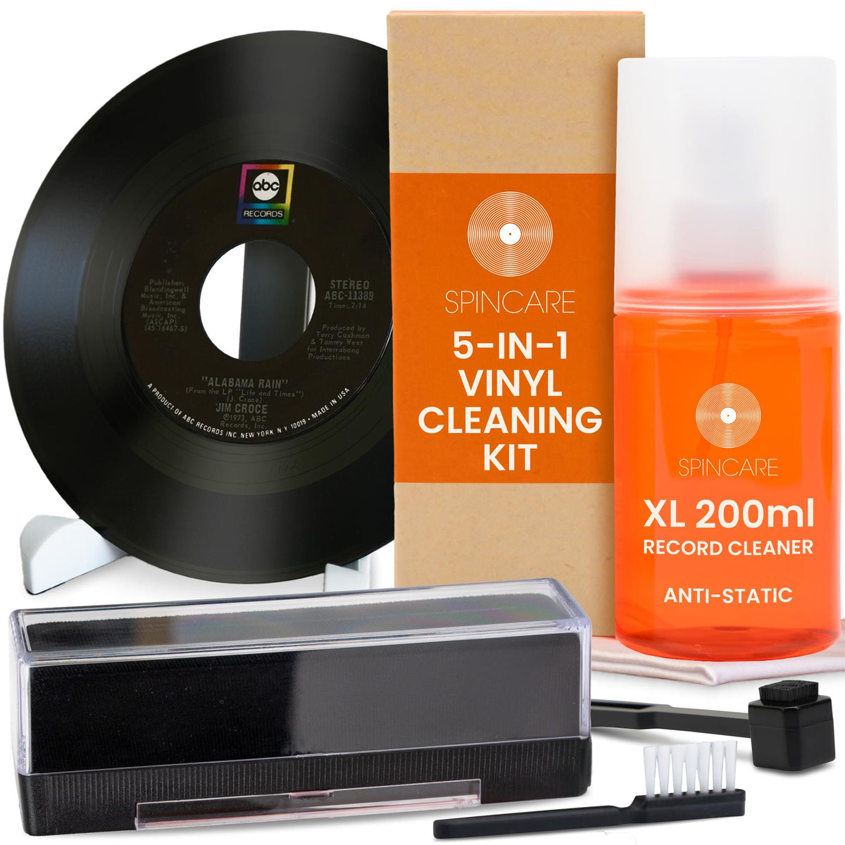 5-in-1 Vinyl Record Cleaning Kit