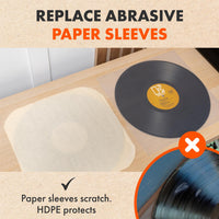 12" QUADRAPHONIC Square Inner Sleeves (100 Pack)