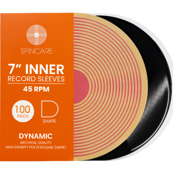 7" DYNAMIC Rounded Inner Sleeves (100 Pack)