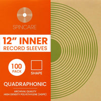 12" QUADRAPHONIC Square Inner Sleeves (100 Pack)
