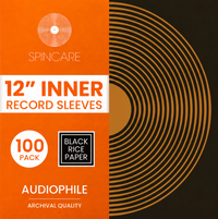 12" AUDIOPHILE Archival Inner Sleeves - Black (100 Pack)