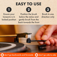 Carbon Fibre Stylus Cleaning Brush