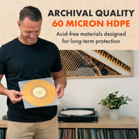 10" QUADRAPHONIC Square Inner Sleeves (25 Pack)