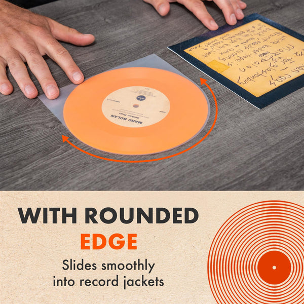 7" DYNAMIC Rounded Inner Sleeves (100 Pack)