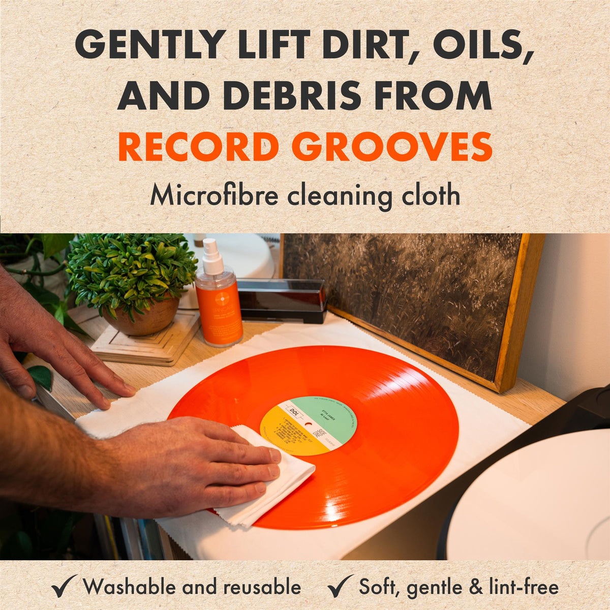 5-in-1 Vinyl Record Cleaning Kit
