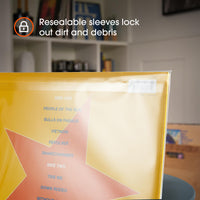 10" CLARITY Resealable Outer Sleeves (50 Pack)
