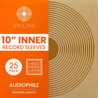 10" AUDIOPHILE Archival Inner Sleeves (25 Pack)