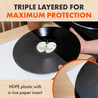 12" AUDIOPHILE Archival Inner Sleeves (50 pack)