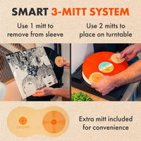 Anti-Static Vinyl Record Handling Mitts (Set of 3)