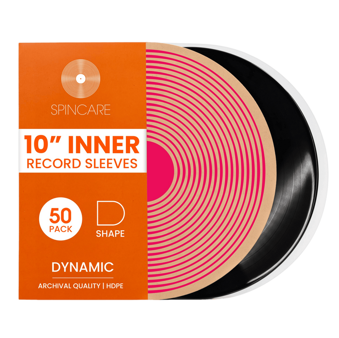 10" DYNAMIC Rounded Inner Sleeves (50 Pack)