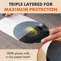 7" AUDIOPHILE Archival Inner Sleeves (25 pack)