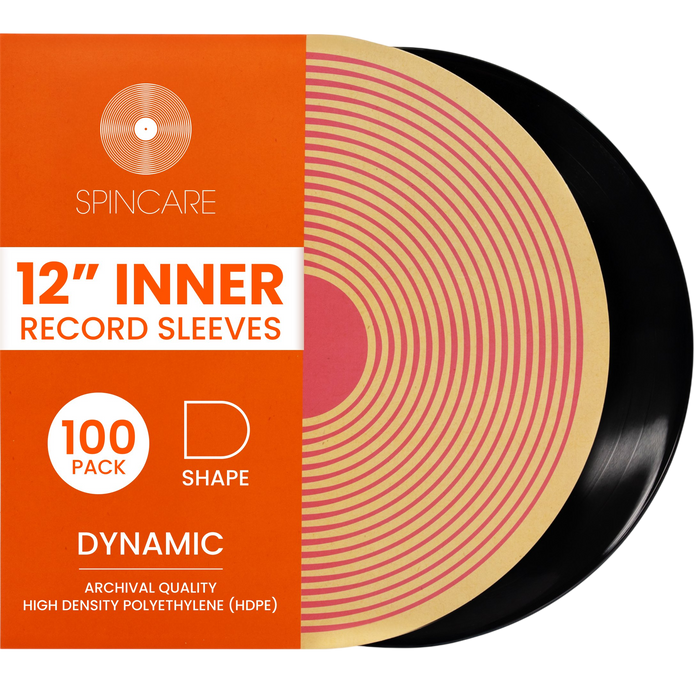12" DYNAMIC Rounded Inner Sleeves (100 Pack)