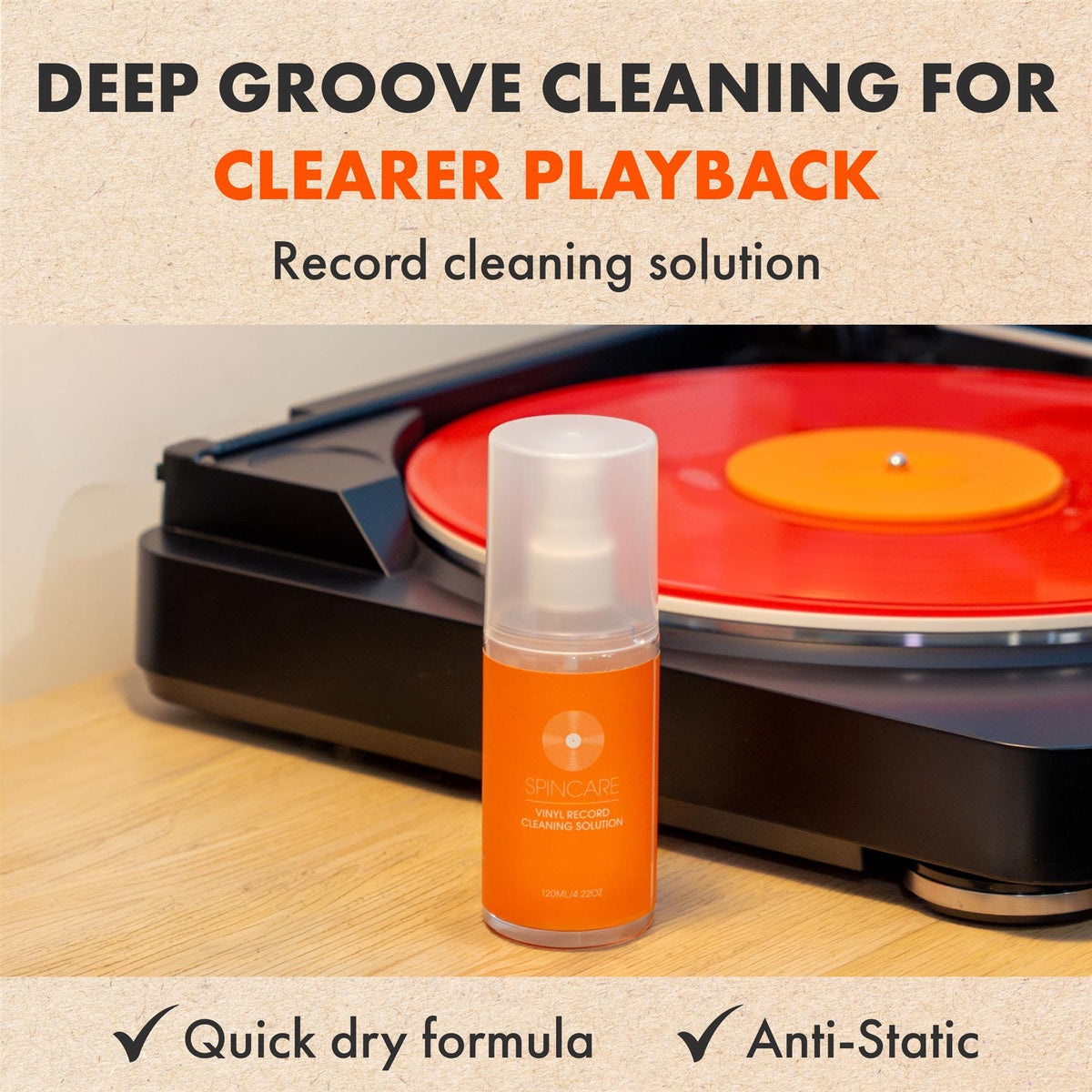 5-in-1 Vinyl Record Cleaning Kit