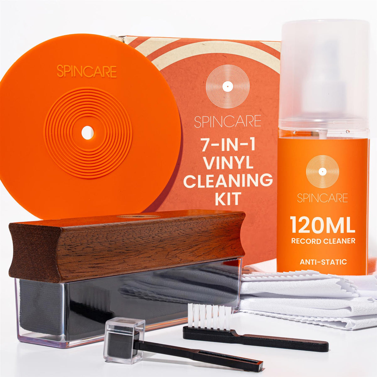 7-in-1 Vinyl Record Cleaning Kit