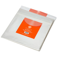 12" CLARITY DOUBLE Resealable Outer Sleeves (25 Pack)